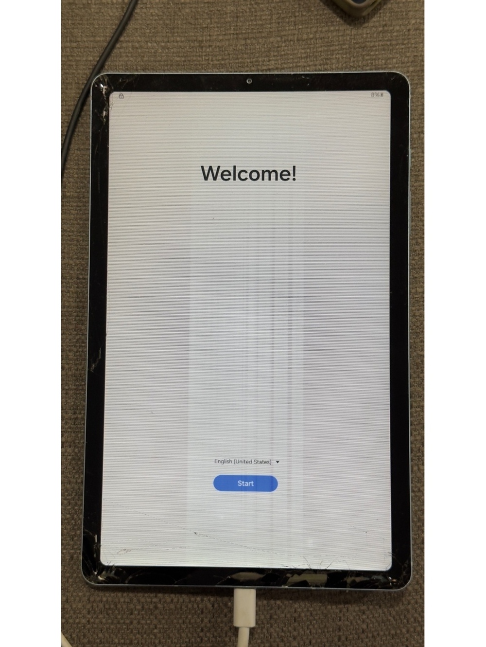 For Parts Samsung Galaxy Tab S5E W/ cracked screen